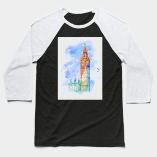 London In The Mist Baseball T-Shirt